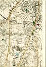 Stockwell, Clapham, West End & Crystal Palace Railway, West Brixton, Clapham Park, Lambeth Water Works, & Female Convict Prison